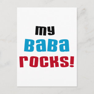 Mijn Baba Rocks T-shirts en geschenken Briefkaart