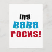 Mijn Baba Rocks T-shirts en geschenken Briefkaart (Voorkant)