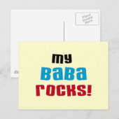 Mijn Baba Rocks T-shirts en geschenken Briefkaart (Voorkant / Achterkant)