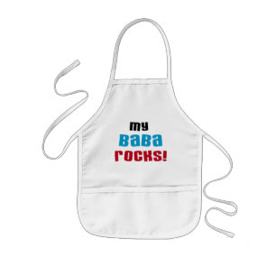 Mijn Baba Rocks T-shirts en geschenken Kinder Schort