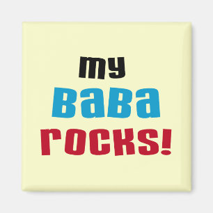 Mijn Baba Rocks T-shirts en geschenken Magneet