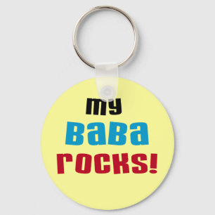 Mijn Baba Rocks T-shirts en geschenken Sleutelhanger