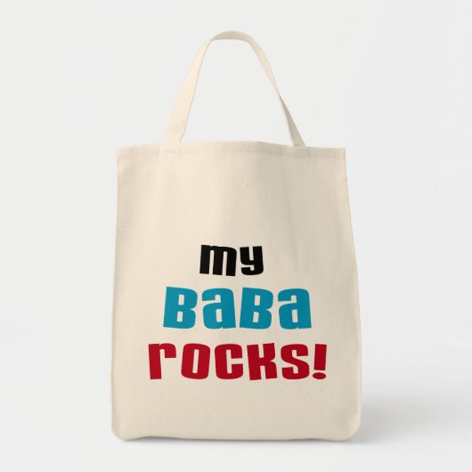 Mijn Baba Rocks T-shirts en geschenken Tote Bag (Voorkant)