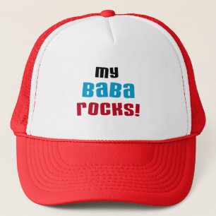 Mijn Baba Rocks T-shirts en geschenken Trucker Pet