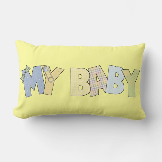 Mijn Baby Accent Bedroom of Nursery Pillow Kussen (Voorkant)