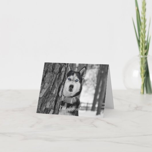 Mijn Baby Blue Eyes Bedankkaart (Voorkant)