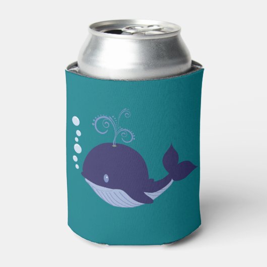 Mijn Baby Blue Whale Blikjeskoeler (Blikje Voorkant)