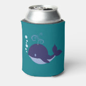 Mijn Baby Blue Whale Blikjeskoeler (Blikje Achterkant)