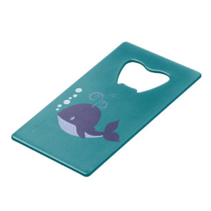 Mijn Baby Blue Whale Creditkaart Flessenopener