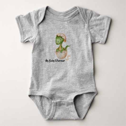 Mijn baby dinosaurus romper (Voorkant)