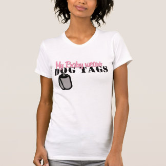 Mijn baby draagt Dog Tags T-shirt