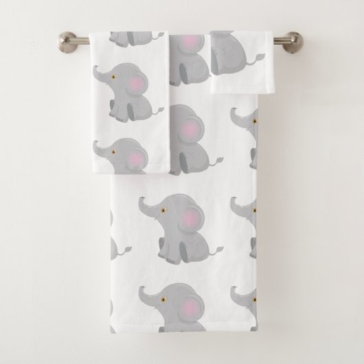 Mijn Baby Elephant Bad Handdoek (Insitu)