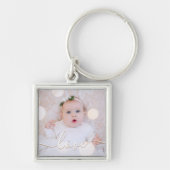 Mijn Baby Foto Aangepast Sleutelhanger (Voorkant)