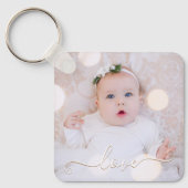 Mijn Baby Foto Aangepast Sleutelhanger (Voorkant)