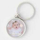 Mijn Baby Foto Aangepast Sleutelhanger (Voorkant)