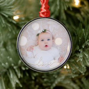 Mijn Baby Foto Metalen Ornament