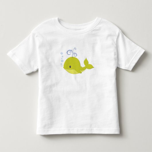 Mijn Baby groene walvis Kinder Shirts (Voorkant)