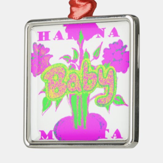 Mijn Baby Hakuna Matata Metalen Ornament (Links)