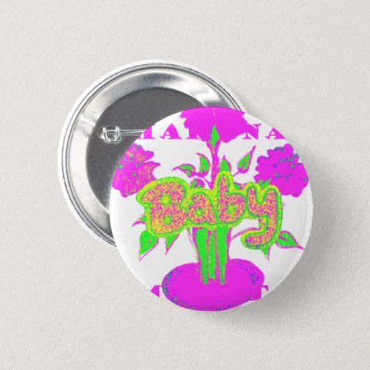 Mijn Baby Hakuna Matata Ronde Button 5,7 Cm (Voorkant /achterkant)