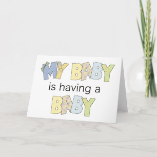 Mijn Baby heeft een Baby Aankondiging
