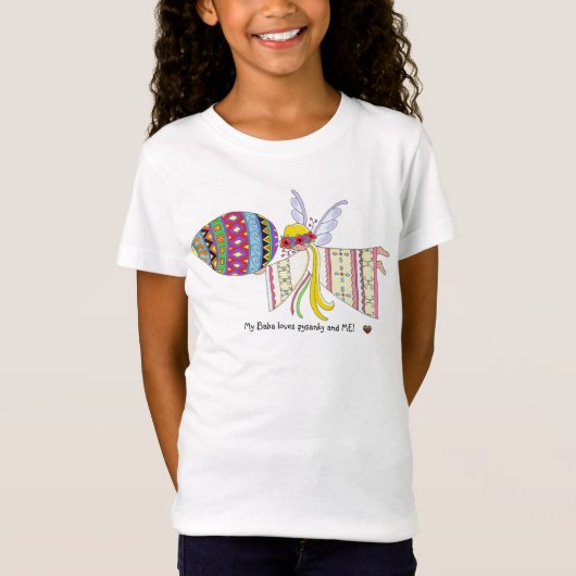 Mijn baby houdt van Pysanky en mij T-shirt (Voorkant)