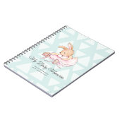 MIJN BABY MEMORIES - Rabbit Ballerina Notitieboek (Linkerzijde)