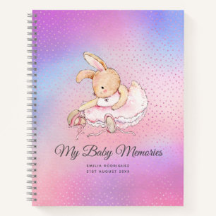 MIJN BABY MEMORIES - Rabbit Ballerina Notitieboek