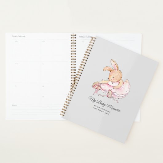 MIJN BABY MEMORIES - Rabbit Ballerina Planner (Display)