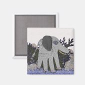 Mijn Baby olifantsmagneet Magneet (Voorkant / Achterkant)