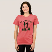Mijn Baby papa is mijn man Tri-Blend Shirt (Voorkant volledig)