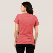 Mijn Baby papa is mijn man Tri-Blend Shirt (Achterkant volledig)