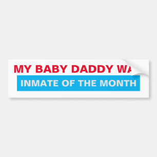 Mijn Baby papa was de maand Bumpersticker