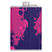 Mijn Baby Retro Vinyl Wrapped Kolf Heupfles (Achterkant)