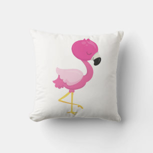 Mijn Baby Roze Flamingo Kussen