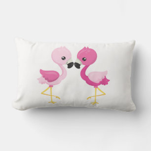 Mijn Baby roze flamingos Kussen