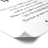 Mijn Baby shower-spel voor waterbroke Poster (Hoek)