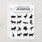 Mijn Baby shower van je moeder is actief Kaart (Voorkant)