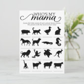 Mijn Baby shower van je moeder is actief Kaart (Staand voorkant)