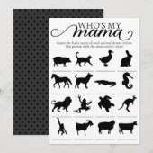 Mijn Baby shower van je moeder is actief Kaart (Voorkant / Achterkant)