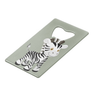 Mijn Baby Zebra Creditkaart Flessenopener