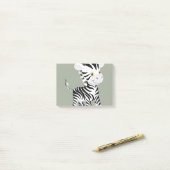 Mijn Baby Zebra Post-it® Notes (Op bureau)