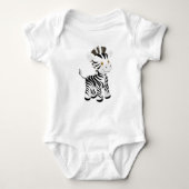 Mijn Baby Zebra Romper (Voorkant)