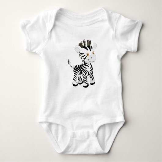 Mijn Baby Zebra Romper (Voorkant)