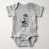 Mijn Baby Zebra Romper (Voorkant)