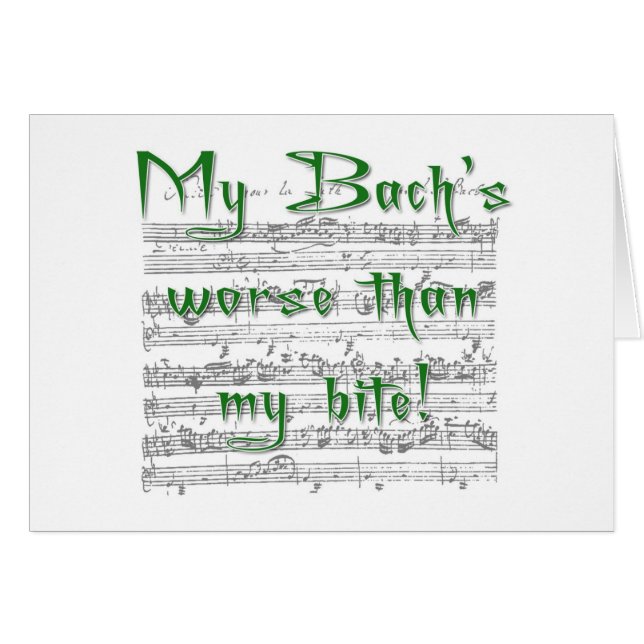 Mijn Bach is erger dan mijn beet! (Voorkant Horizontaal)