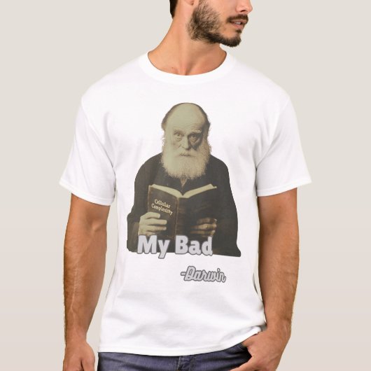 Mijn Bad Charles Darwin Grappig T-shirt (Voorkant)