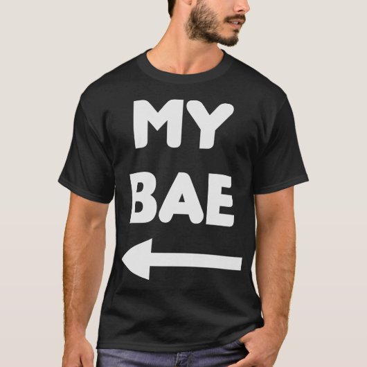 Mijn Bae Matching Couples Shirt (Voorkant)