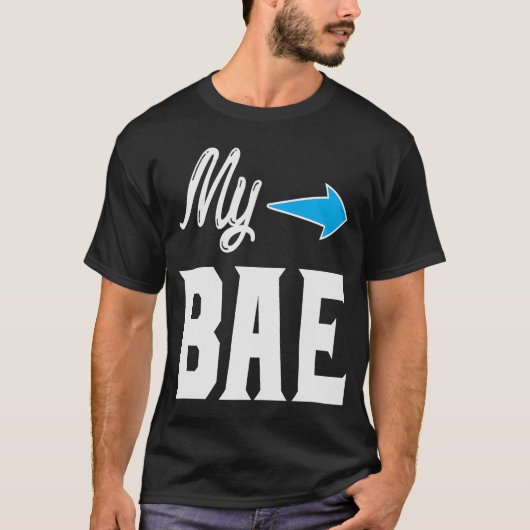Mijn Bae Valentijnsdag T-shirt (Voorkant)