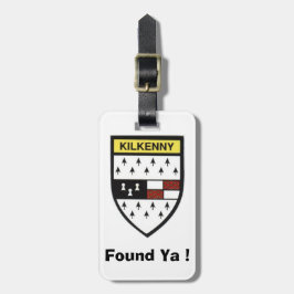 Mijn bagage Gepersonaliseerde Kilkenny County ID-t Bagagelabel