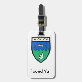 Mijn bagage Gepersonaliseerde Wicklow County ID-la Bagagelabel